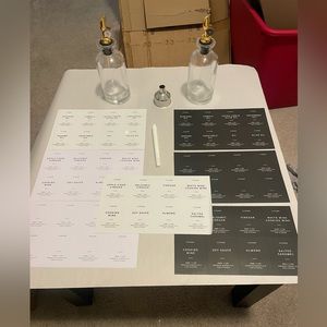 2 pack glass oil dispenser